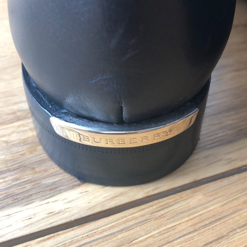 Burberry Knee High Leather Boots - Picture 5 of 8